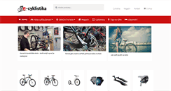 Desktop Screenshot of e-cyklistika.cz